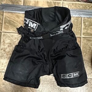 CCM Black Hockey Protective Gear Youth small
